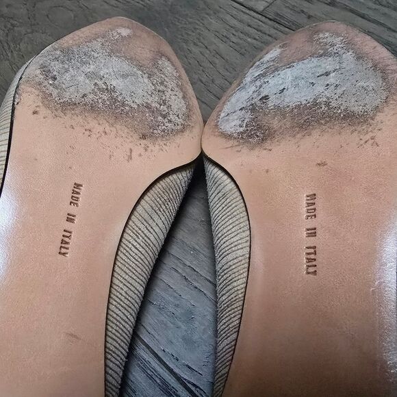 Salvatore Ferragamo Vintage Suede Textured Block Heel Mini Pump - Picture 8 of 13